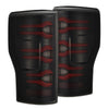 AlphaRex LUXX-Series LED Tail Lights Black Red W/ Activation Light & Sequential Signal For 2017-2019 Ford F250 F350 Super Duty