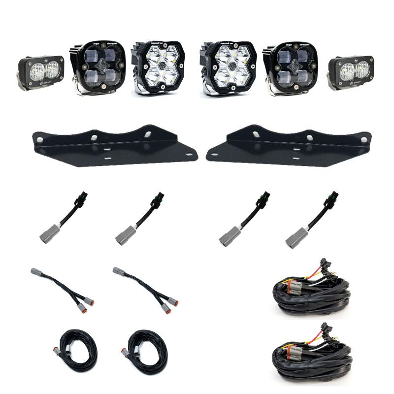 Baja Designs Squadron 2.0 Sport/Squadron SAE/S2 Sport Fog Pocket Light Kit For 2017-2020 Ford F-150 Raptor