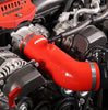 Perrin 22-23 Subaru BRZ/Toyota GR86 Silicone Inlet Hose (3in. ID / SS Wire) - Red