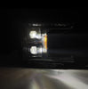AlphaRex LUXX-Series LED Projector Headlights Black W/ Activation Light & Sequential Signal & Switchback & DRL For 2018-2020 Ford F-150 (Converter Required for Stock LED Models)