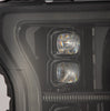 AlphaRex NOVA-Series LED Projector Headlights Alpha Black For 2018-2020 Ford F-150 (14th Gen G2 Style)