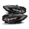 AlphaRex NOVA-Series LED Projector Headlights Black For 2018-2022 Ford Mustang