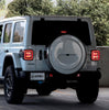 AlphaRex NOVA-Series Prismatic LED Tail Lights Black Red For 2018+ Jeep Wrangler JL