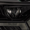AlphaRex LUXX-Series LED Projector Headlights Alpha Black W/ Sequential Signal & DRL For 2019-2021 Ford Ranger