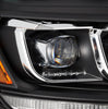 AlphaRex NOVA-Series LED Projector Headlights Black W/ Activation Light & Sequential Signal For 2019-2021 Ford Ranger