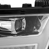 AlphaRex LUXX-Series LED Projector Headlights Chrome W/ Activation Light & Sequential Signal For 2019-2024 Dodge Ram 1500