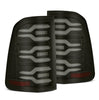 AlphaRex LUXX-Series LED Tail Lights Black W/ Activation Light & Sequential Signal For 2019-2021 Dodge Ram 1500