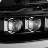 AlphaRex NOVA-Series LED Projector Headlights Gloss Black W/ Activation Light & Sequential Signal For 2019-2024 Ram 1500