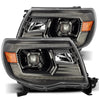 AlphaRex LUXX-Series Alpha Black LED Projector Headlights For 2005-2011 Toyota Tacoma