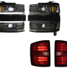 Morimoto XB Black Headlight & Tail Light Kit For 15-19 Chevy Silverado 2500/3500
