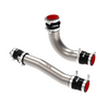 PPE Brushed Stainless Steel Intercooler Charge Pipes For 10-12 Ram 6.7L Cummins
