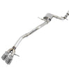 AWE Track Edition Catback Exhaust w/ Chrome Tips For 05-14 Volkswagen Jetta 2.5L