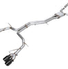 AWE Track Edition 3” Cat-Back Exhaust w/ Black Tips For 2020-2024 Audi C8 S6/S7