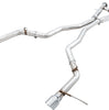 AWE Track Edition 3" Exhaust w/ 5" Chrome Tips For 14-21 Jeep Grand Cherokee SRT
