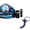 Razorback Blue Belt Temp Gauge w/ Right Side Cluster Mount For 16-19 Can-Am X3