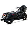 Vance & Hines Torquer 450 Machine Cut Mufflers For 17-23 Harley Davidson Touring