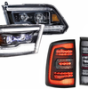 Morimoto XB LED Headlight & Smoked Tail Light Kit For 09-24 Ram 1500 2500 3500
