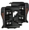 AlphaRex NOVA-Series Alpha Black LED Projector Headlights For 2020-2022 Ford F-250 F-350 F-450 F-550 Super Duty
