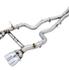 AWE Track Edition 3” Cat-Back Exhaust w/ Chrome Tips For 2015-2020 BMW F8X M3/M4