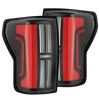AlphaRex NOVA-Series Black/Red Prismatic LED Tail Lights For 2007-2013 Toyota Tundra