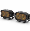 Morimoto 2Banger HXB Flood Beam Yellow LED Light Pod Kit (Pair) Universal