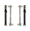 Rock Krawler Front Sway Bar Disconnects w/ Straps For 07-18 Jeep Wrangler JK/JKU