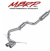 MBRP 3" Cat Back Exhaust w/ Muffler For 2013-2018 Ford Focus 2.0L EcoBoost ST