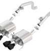 Borla ATAK Axle-Back Exhaust w/ 4.25" Blk Tips For 14-19 Chevrolet Corvette 6.2L
