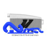 Mishimoto Silver Intercooler w/ Blue Hoses For 02-07 Subaru WRX/STI & Saab 9-2X