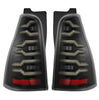 AlphaRex LUXX-Series Alpha Black LED Tail Lights For 2003-2009 Toyota 4Runner