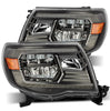 AlphaRex LUXX-Series Alpha Black LED Crystal Headlights For 2005-2011 Toyota Tacoma
