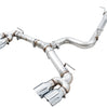 AWE Track Edition Cat-Back Exhaust w/ Chrome Tips For 18-19 Volkswagen Golf R