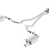 Borla Touring 2.5" Cat-Back Exhaust w/ 4" Chrome Tips For 15-17 Ford Mustang GT