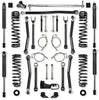 Rock Krawler 4.5-Inch Adventure X Mid-Arm Front & Rear Lift Kit w/ Shocks For 2007-2018 Jeep Wrangler JKU