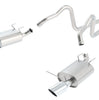 Borla ATAK Cat-Back Exhaust w/ 4.5" Chrome Tips For 2011-2014 Ford Mustang 3.7L
