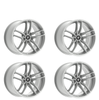 Fittipaldi (4) 361S 18X8 5X120 +30 HB 74.1 Gloss Silver Aluminum Alloy Wheels