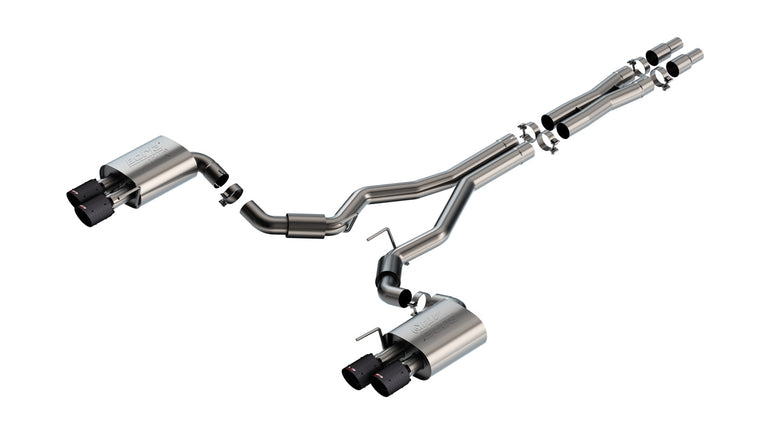 Borla MT ATAK Catback Exhaust w/ 4in CF Tips | Honda Civic Type-R (23+) (140927CFBA)