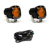 Baja Designs Pair S1 Factory Amber Wide Cornering LED Light w/Mounting Bracket