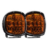 Rigid Industries Adapt XP Spot Universal LED Light Pods w/ Amber PRO Lens (Pair)