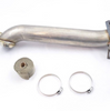 Rudy's 3" Stainless Steel Down Pipe w/ Heat Wrap For 2011-2014 GMC/Chevy 6.6L LML Duramax