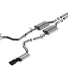 Borla ATAK Cat-Back Exhaust w/ 4.5" Blk Chrome Tips For 19-23 Dodge Charger GT