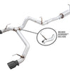 AWE 0FG Cat-Back Exhaust w/ 4.5” Black Tips - Bashguard For 21–25 Ford Bronco
