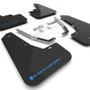 Rally Armor Black UR Mud Flaps w/ Light Blue Logo For 2024-2026 Subaru Crosstrek