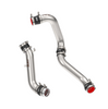 PPE Brushed Hot & Cold Side Intercooler Pipe Kit For 17-19 GMC Chevy 6.6L Duramax
