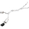 AWE Touring Cat-Back Exhaust w/ Diamond Black Tips For 21-24 Audi RS5 Sportback