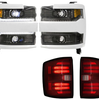 Morimoto Chrome Headlight & Tail Light Kit For 15-19 Chevy Silverado 2500/3500
