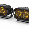 Morimoto 2Banger HXB Combo Beam Universal Yellow Light Pod Kit w/ Wiring Harness