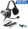 Rugged Radios Ultimate Headset For Stereo & Offroad Intercoms - Behind The Head