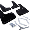 Rally Armor Black UR Mud Flaps w/ Grey Logo For 2012-2019 Ford Focus ST/RS