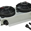 Derale 19 Row Hyper-Cool Dual Cool Remote Cooler Kit -6AN 5" Fans - 13" x 7.375"